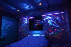 魔幻效果的天顶星空隐形画墙绘